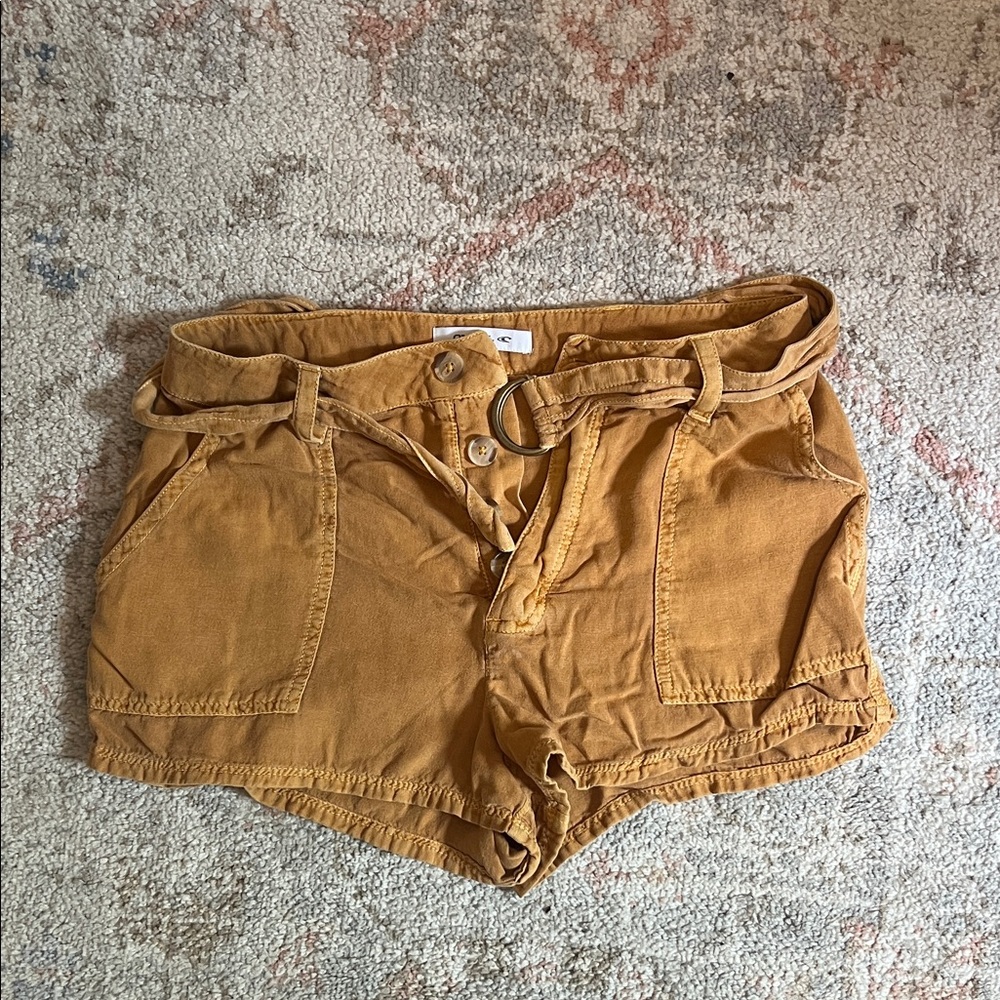 O’Neill Linen Beach Shorts with Matching Belt